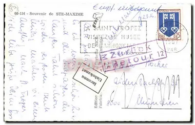 Sainte-Maxime — widok panoramiczny — Wydawnictwo Corbella, nr 66-134 — Rewers