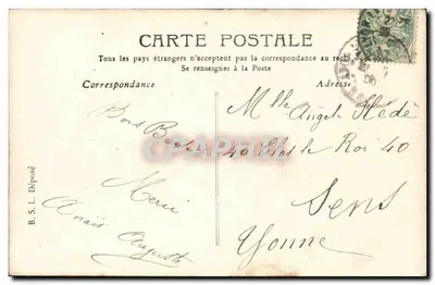 O Barbir de Séville — caricatura de três homens — editor C. P. D. (C. P. D. Paris) n° 14 — Verso