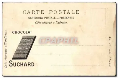 Poitou — Poitiers — Chocolat Suchard — Arka yüz