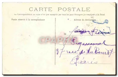 Montcarét — Ogólny widok — wydawca Danois, ulica Ernest Régnier, Blaye — Rewers