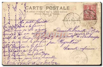 Cognac — Statua Franciszka I — wydawca: Nowe Galerie, nr 5 — Rewers