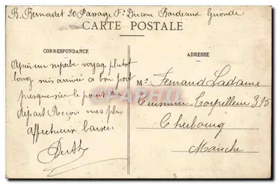 Châteauneuf (Charente) — Place du Plaineau — J. S. D. - 2410 — Verso