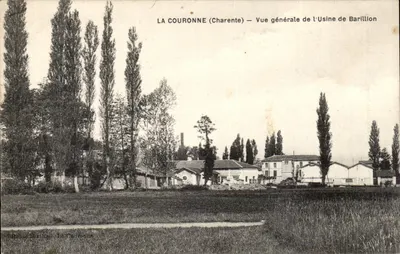 La Couronne (Charente) — Vista geral da Fábrica de Barillon — editor: Robert Duraliste
