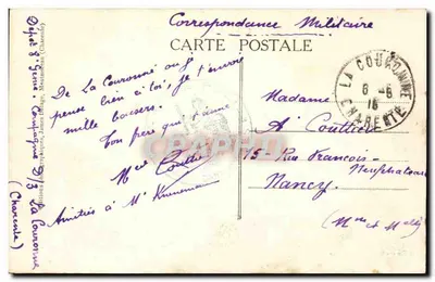 La Couronne (Charente) — Vista geral da Fábrica de Barillon — editor: Robert Duraliste — Verso