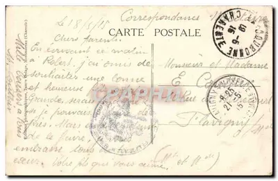 La Couronne (Charente) — Vista da Fábrica de Beauvais — Verso