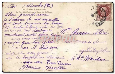 Niort — Zrezygnowany port na Kanale St-Martin — Flor — Rewers