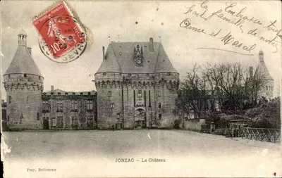 JONZAC — O Castelo — Pap. Belloteau
