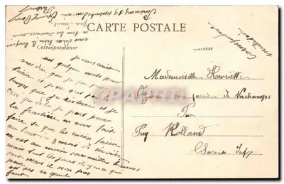 Parthenay — Wjazd kolejowy nad Thouet — E. Cordier, wyd., Parthenay — Rewers
