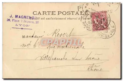 Saint-Maixent — Palácio de Justiça — Coleção Blanchon — Verso