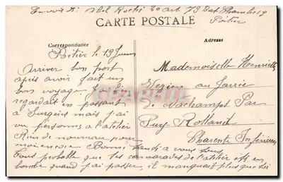 Poitiers - La Stazione — E.M., editore, n°35 — Verso