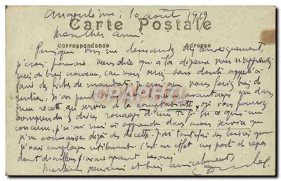 Angoulême — La Cathédrale — LL — Verso