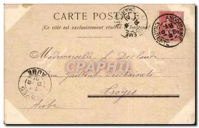 Rue des Halles — Statua di Margherita di Valois — Angoulême — Verso