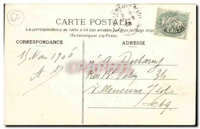 Boulogne-sur-Mer — Tipo Marinero — Cuvillier, fot. Boulogne-sur-Mer — Reverso