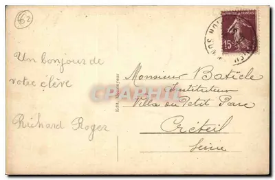 BOULOGNE-sur-MER — Barco de Pesca saindo das Docas — Editor Monneyeur, n° 240 — Verso