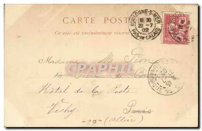 Boulogne-sur-Mer — O Caisso Gambetta — ND Pbot — Verso