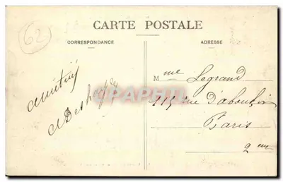 Boulogne-sur-Mer - Sonnenuntergang — E. Stévenard, Éditions Boulogne-sur-Mer — Rückseite
