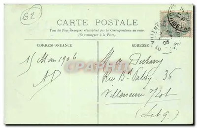 Boulogne-sur-Mer — Il Pont Marguet e i Moli — editore anonimo, n°5 — Verso