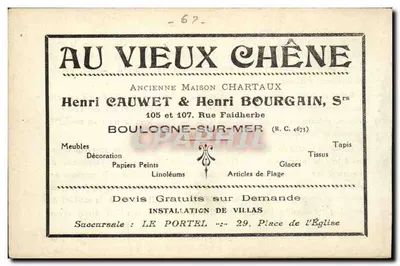 Boulogne-sur-Mer — Kolumna Wielkiej Armii — E. H. C. nr 19 — Rewers