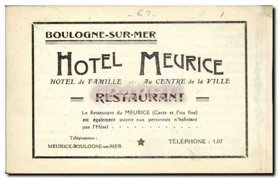 Boulogne-sur-Mer — Digue i plaża — E. H. C. — Rewers
