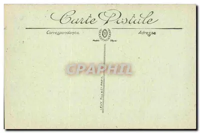 Le Touquet-Paris-Plage — El Jardín Inglés y la Iglesia — LL. — N° 206 — Reverso