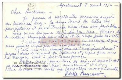 La Piscina Moderna e la Diga — Le Touquet-Paris-Plage — editore C.A.P. n°290 — Verso