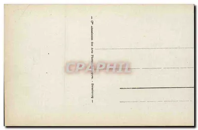 Le Touquet-Paris-Plage — A Digue e as Pelouses — Bilhete postal antigo n°124 — Verso