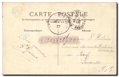 AIRE-sur-la-LYS — Villa de Moulin-le-Comte — A. Lequien, Wyd. Aire-sur-la-Lys — Rewers