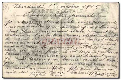 Arras na de bombardement — Het ziekenhuis Sint-Jan — A.R. n°293 — Achterkant