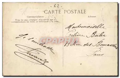 Lens — Pejzaż na Fosse No 5 i Corons Antoine Scrive — Wydawca E.D. — Rewers
