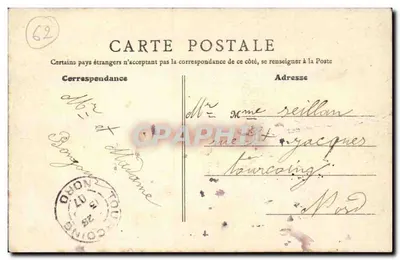 Auchy-les-Bassée (P.-de-C.) — Fábricas — B.F., Paris — Verso