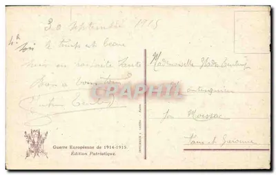 Avesnes-le-Comte (Pas-de-Calais) — A Igreja — Editor G. Baudier, n° 2368 bis — Verso
