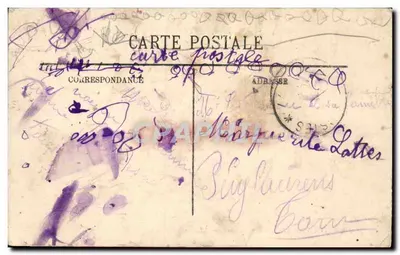 Bethune - Marche aux Chevaux - Cavalo - Bilhete postal antigo - Bilhete postal antigo — Verso