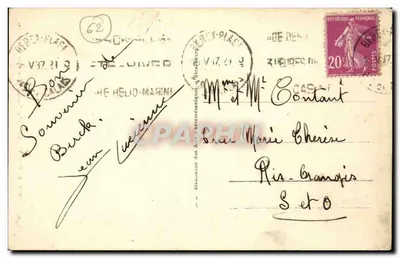 Berck-Plage — mężczyzna w kąpielowym stroju grający w wodzie — wydawca Stara pocztówka n°3062 — Rewers