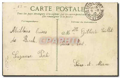 Berce-Plage — Jacht — L.V.G.C. n° 62 — Rewers