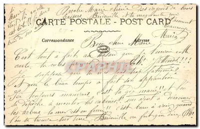 Berck-Plage — A Praça da Igreja — Holgard, Livraria Católica, Berck-Plage — Verso