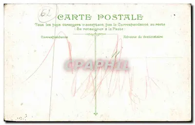 Berck-Plage - Rue Carnot — wydawca nieznany, numer seryjny 4 — Rewers