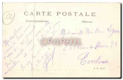 Arras após o bombardeio pelos alemães — O Hotel Saint Vaast (Antigo bispo) — A. R. n°289 — Verso