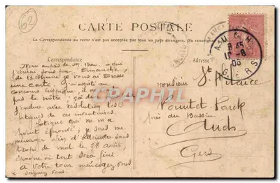 Laventie (P.-d.-C.) — Rue des Amoureux — Wydawnictwo J. Gardier, Estaires (Nord) — Rewers
