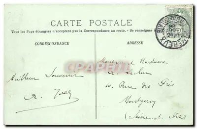 Wimereux — A Rio e a Igreja — LL. — Verso