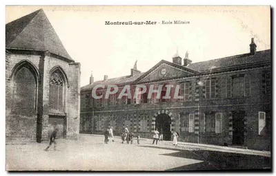Montreuil-sur-Mer — Escola Militar — M. T., Impressor, Limoges