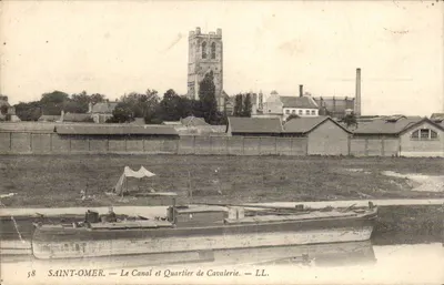 Saint-Omer — O Canal e o Bairro da Cavalaria — LL. — n° 58