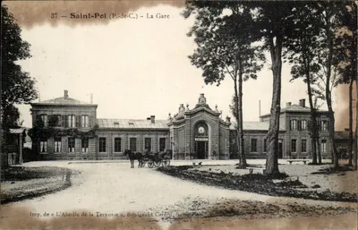 Saint-Pol (P.-de-C.) — A Estação — Imp. de L'Abeille de la Ternoise