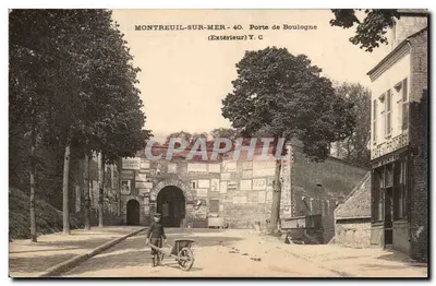 Montreuil-sur-Mer — Porta de Boulogne — (Exterior) Y. C.