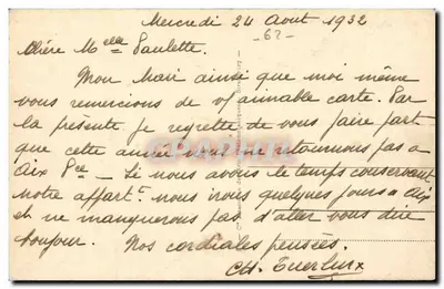 Wimereux - A Digue e as Villas — editor ARA, n° 98 — Verso