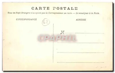 Calais — Les Jetées — Wydawnictwo G. H. n° 40 — Rewers