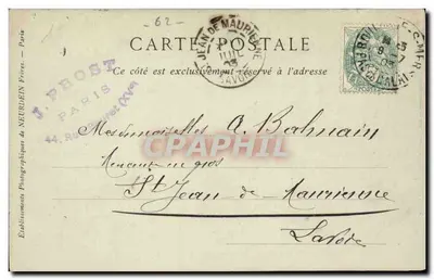 Boulogne-sur-Mer — O Porto e o Cais Gambetta — Maison Groseiller, 61, Rue Tuirer — Verso