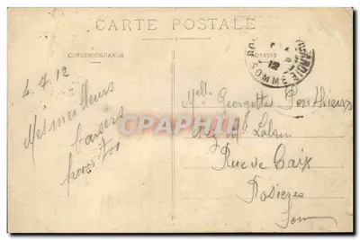 Boulogne-sur-Mer — Tipo de Matelote e Barco de Folkestone — E. Stévena, editor — Verso