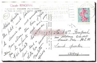 A Cegonha — Boulogne-sur-Mer — Edições de Tallelyring — Verso