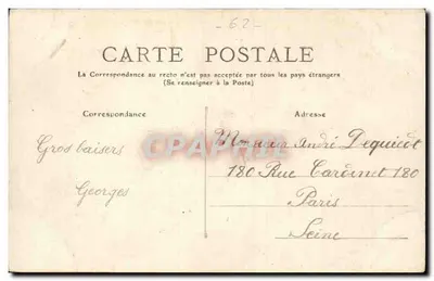 AIRE-sur-la-LYS — Fachada do Hôtel de Ville — editor Lépine, imp. Aire-sur-la-Lys — Verso