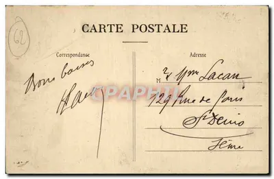 Około Boulogne-sur-Mer — Le Portel — Les Rochers — E.S. 702 — Wydawca : P. P. S. (P. P. S.) — Rewers